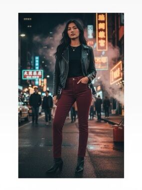 new Joes Jeans ☺︎︎ Charlie Hi Waist Skinny Ankle Jeans ☺︎︎ Faded Brick Red ☺︎ 28